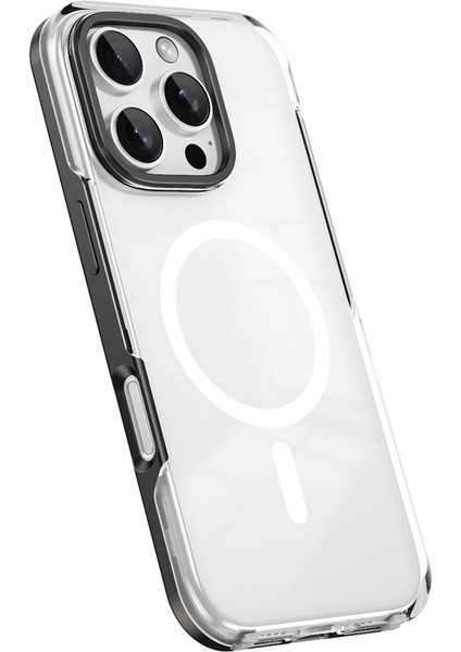 iPhone 16 Pro Kılıf Magsafe Şarj Özellikli Çıkarılabilir Arka Yüzeyli Lckc Polar Kapak-Gold-Gold fırsatları