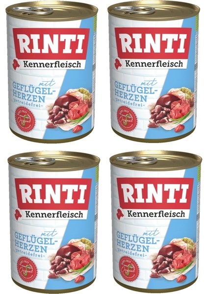Yürekli Gurme Köpek Konservesi 400 Gr. x 4 Adet