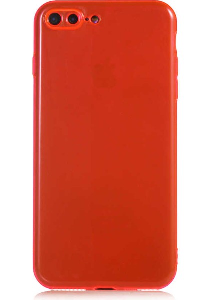 iPhone 7 Plus Uyumlu Lckc Mun Silikon-Pembe