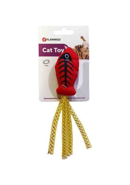 Flamingo Soccer Balıklı Kedi Oyuncağı 20CM