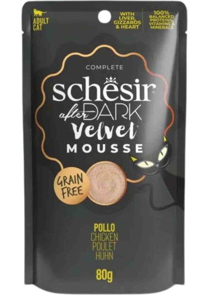 After Dark Pouch Tavuklu Tahılsız Yetişkin Kedi Konservesi 80GR