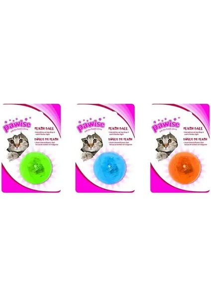 LED Işıklı Parlak Kedi Oyun Topu