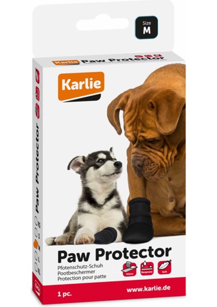 Köpek Pati Koruyucu-Siyah-M