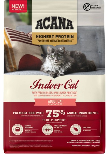 Highest Protein Indoor Yetişkin Kedi Maması 1,8kg