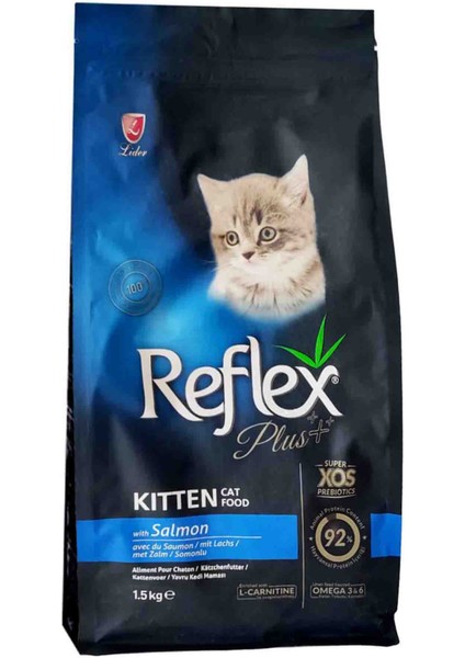 Plus Kitten Somonlu Yavru Kedi Maması 1,5kg