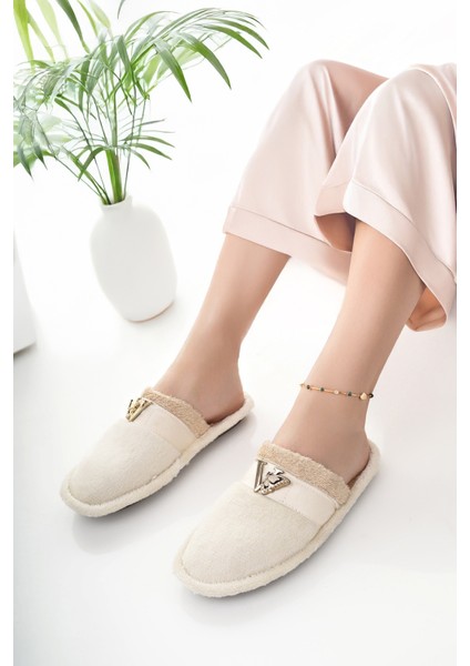 Kadın Ev Terliği Peluş Yıkanabilir Içi Yünlü Kürklü Terlik Misafir Çeyiz Bohça Gelin Terliği fiyatları