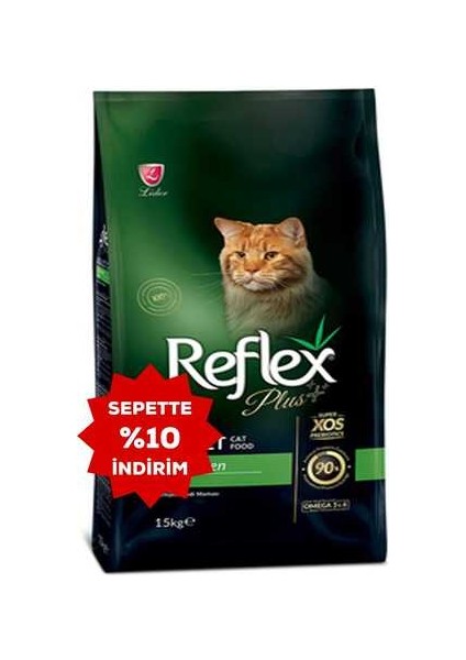 Plus Tavuklu Yetişkin Kedi Maması 15KG