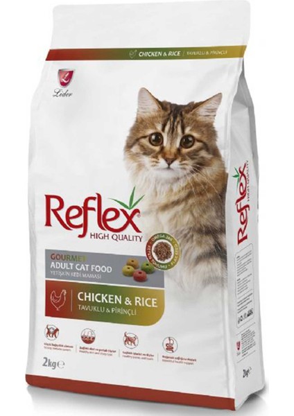 Multi Color Tavuklu ve Pirinçli Yetişkin Kedi Maması 2kg