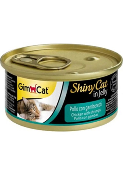 Shinycat Tavuk ve Karidesli Kedi Konservesi 70GR