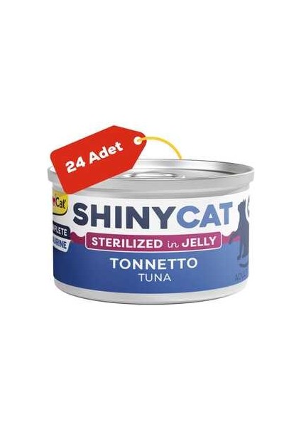 Shinycat Jelly Ton Balıklı Kısırlaştırılmış Kedi Konservesi 70GR 24LÜ fiyatları