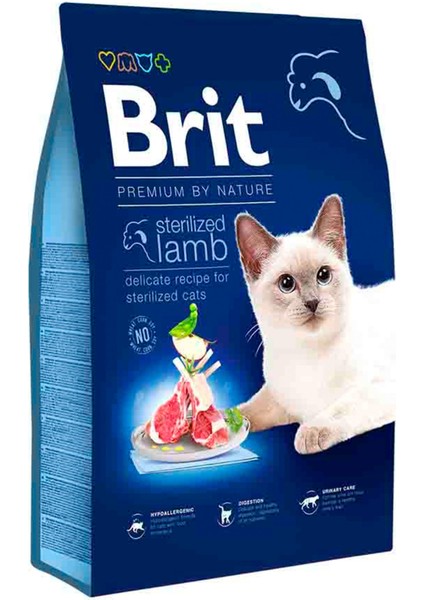 Brit Premium Kuzu Etli Kısırlaştırılmış Kedi Maması 8kg