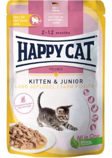 Tahılsız Tavuklu Yavru Kedi Yaş Maması 85GR