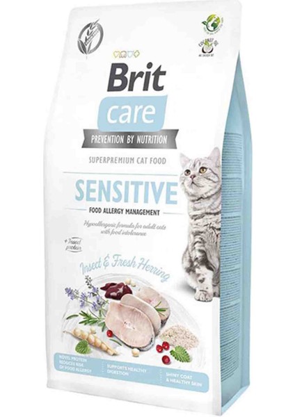 Sensitive Hypo-Allergenic Ringa Balıklı ve Larvalı Tahılsız Yetişkin Kedi Maması 7kg