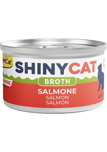Shinycat Broth Somon Balıklı Kedi Konservesi 70GR