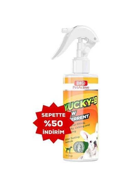 Bio Petactive Yucky-B Chew Deterrent Köpek Uzaklaştırıcı ve Çiğneme Önleyici Sprey 250ML