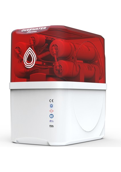 14 Aşamalı 8 Lt. Çelik Tanklı Kapalı Kasa Pompalı Su Arıtma Cihazı Özel Sarım Membran Filtre