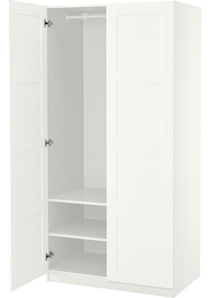 Pax Gardırop, Beyaz, 100X60X201 cm