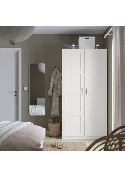 Pax Gardırop, Beyaz, 100X60X201 cm fiyatları