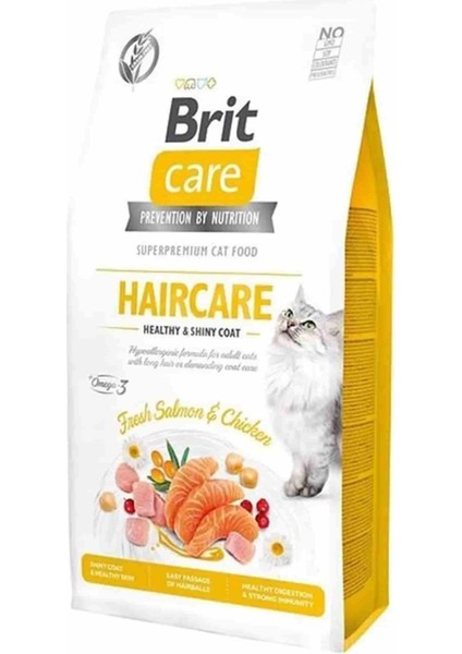 Haircare Deri ve Tüy Sağlığı Için Tahılsız Tavuk ve Somonlu Yetişkin Kedi Maması 7kg