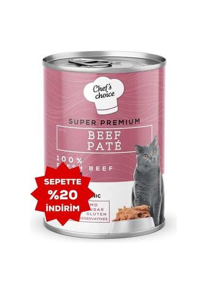 Sığır Etli Yetişkin Kedi Konservesi 400GR