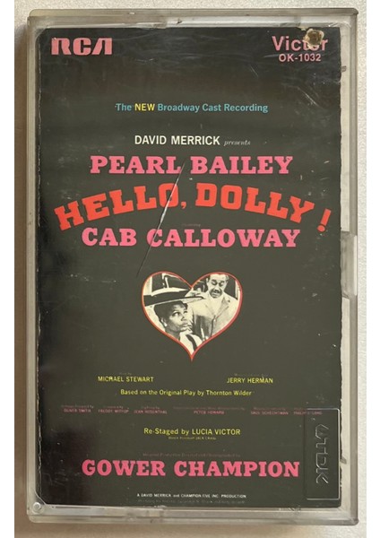 Hello Dolly The New Broadway Cast Recording Kaset (Orijinal Dönem Baskı Kaset)
