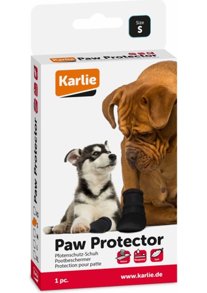 Köpek Pati Koruyucu-Siyah-S