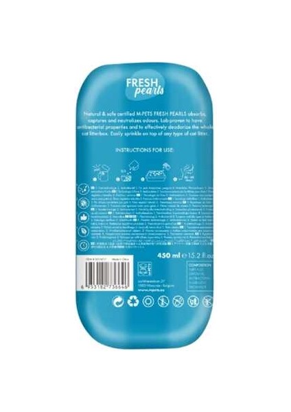 Fresh Pearls Kedi Kumu Deodorant Okyanus Kokulu 450ML fiyatları
