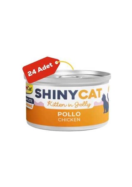Shinycat Tavuklu Yavru Kedi Konservesi 70GR 24LÜ fiyatları