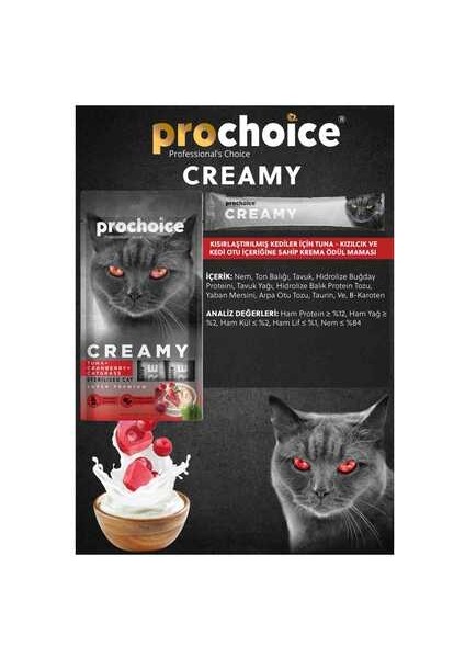 Prochoice Creamy Ton Balığı ve Kızılcıklı Krema Kedi Ödül Maması 4X15GR modelleri