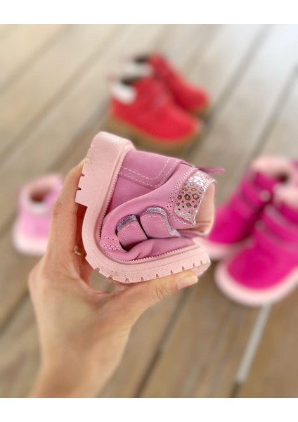 Ultra Esnek Hafif Tabanlı Çocuk Bot Gerçek Deri Cırtlı Bebe Bot fiyatları