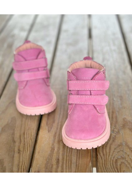 Ultra Esnek Hafif Tabanlı Çocuk Bot Gerçek Deri Cırtlı Bebe Bot modelleri