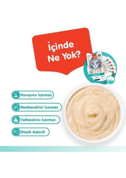 Skin&coat Ton Balığı ve Somonlu Krema Kedi Ödülü 5X14 gr modelleri