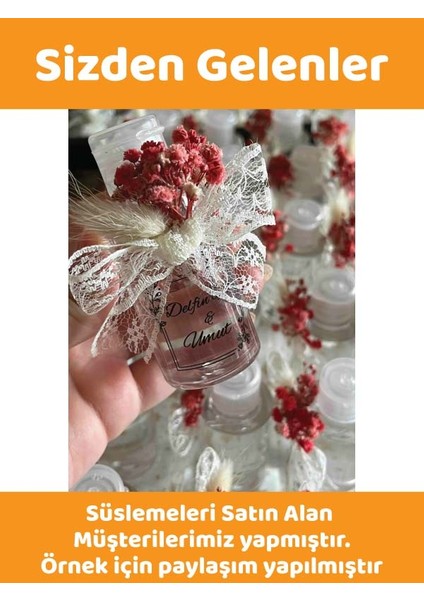 25 Adet 50 ML OM61 Dezenfektan Kolonya Parfüm Doğum Günü Hediyelik Nikah Düğün İçin Boş Plastik Şişe fırsatları