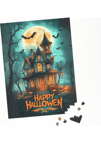 500 Parça Cadılar Toplanıyor Helloween modelleri