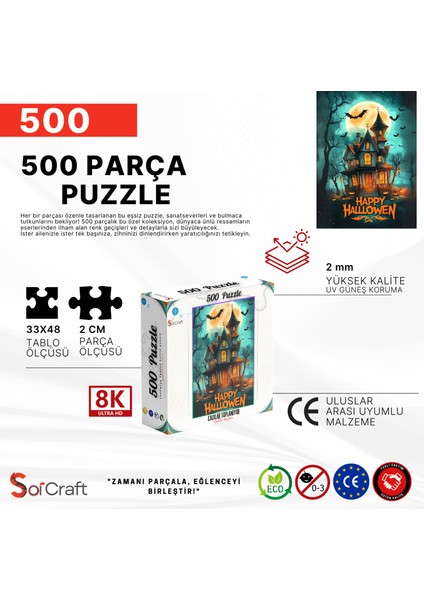 500 Parça Cadılar Toplanıyor Helloween indirimleri