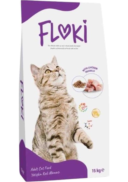 Tavuklu Yetişkin Kedi Maması 15KG