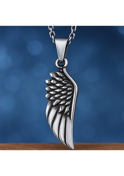 Daisybydaisy Paslanmaz Çelik Melek Kanat Kolye