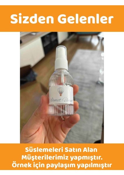 25 Adet 50 ML PAW18 Dezenfektan Kolonya Parfüm Doğum Günü Hediyelik Nikah Düğün İçin Boş Plastik Şişe fırsatları