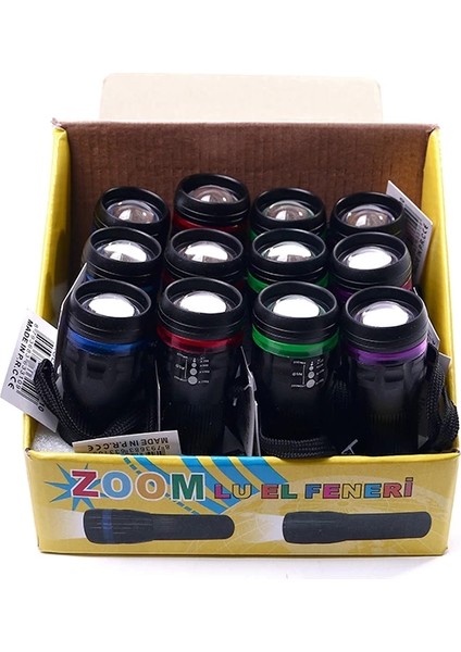 Şeritli Zoom Odaklı El Feneri Bigem BM-310 modelleri