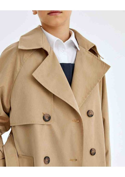 Yeni Sezon Kız Çocuk Kruvaze Trençkot modelleri