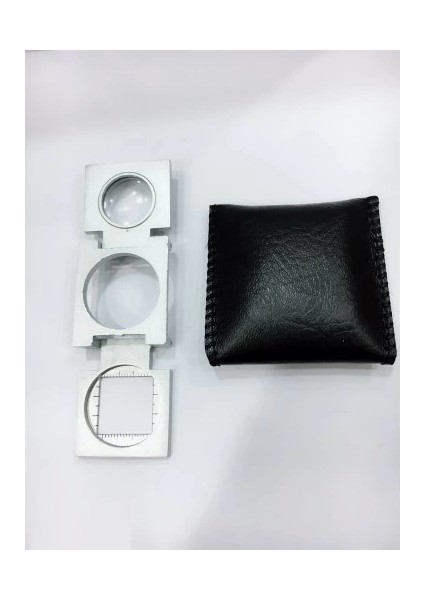 20 mm Büyüteç Lup Dokumacı Büyüteci Full Çelik Katlanabilir TH9007A
