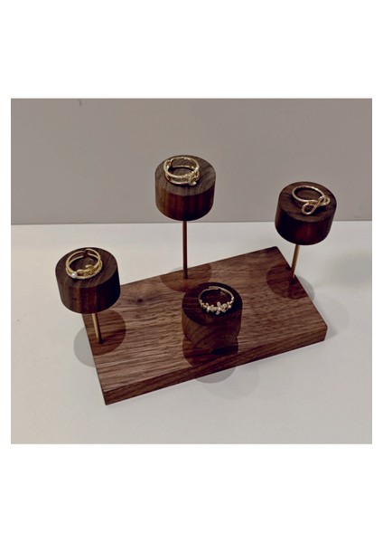 Yüzük Sergileme Standı, Teşhir Podyumu, 4 Katmanlı Takı Sergileme Standı modelleri