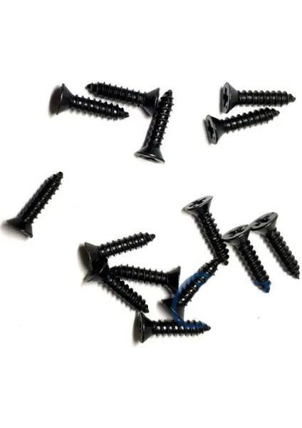 Klips, Menteşe, Ayak, Ağaç, Sunta Vidası 2,2x9,5mm - Siyah 1000 Adet