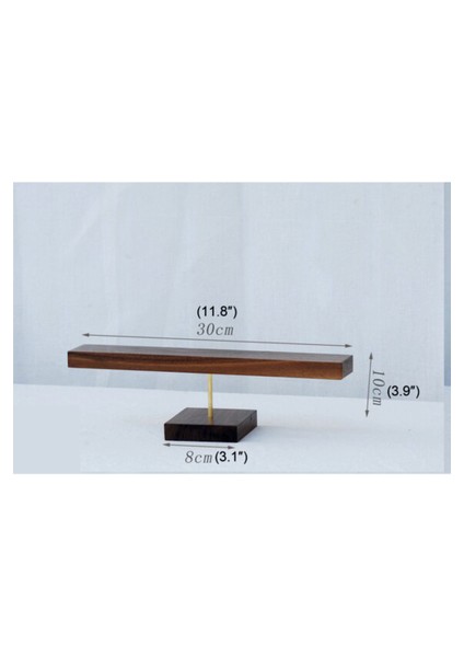 Mücevher Bilezik / Bileklik / Saat Teşhir Standı, Vitrin Ahşap Takı Teşhir Standı (Tekli 10 Cm) modelleri