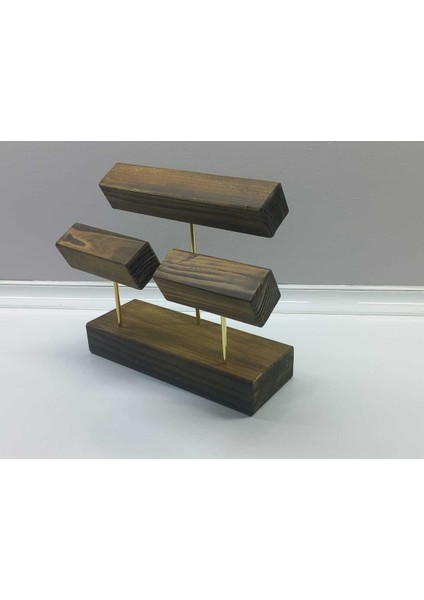 Mücevher Saat Bilezik Bileklik Standı Vitrin Ahşap Takı Standı indirimleri