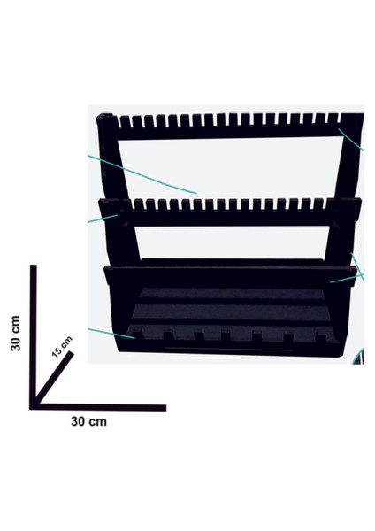 Ahşap Takı Standı Takı Düzenleyici Takı Organizeri fırsatları