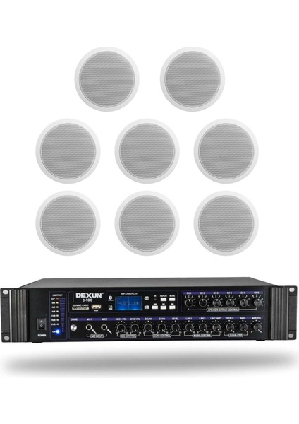 Alçıpan Hoparlör Mağaza Dükkan Kafe Seslendirme ve Okul Anons Sistemi modelleri