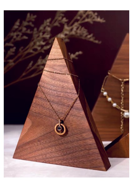 Ahşap Takı Sergileme Standı, Teşhir Podyumu, Kolye Küpe Bileklik Bilezik Sergi Standı (5A Det Set) fiyatları