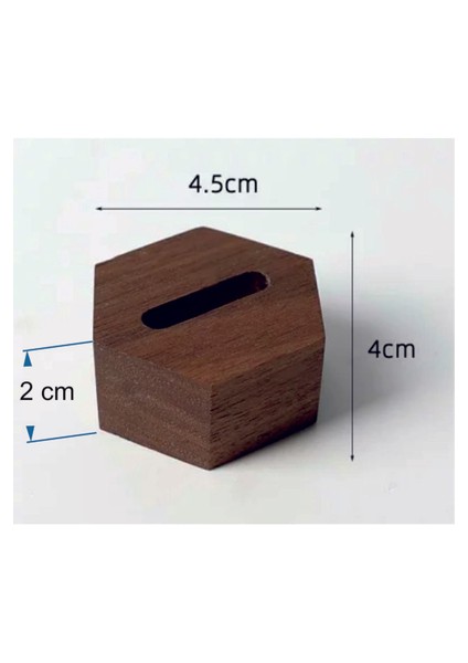 Yüzük Sergileme Standı, Ahşap Takı Sergileme Podyumu, Takı Düzenleyici Stand, Altıgen Set 1 (6 Adet) fiyatları