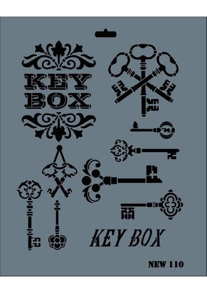 Rich New Seri N-110 Stencil 35X25 cm